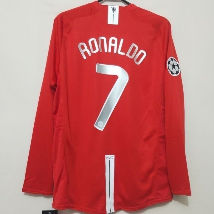 2007–08 Manchester United Home LS — Ronaldo 7 product photograph